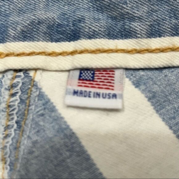 American Apparel High Waist Wide Stripe Circle Skirt Small - Picture 8 of 8